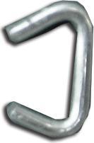 Omcan - 3/8” Galvanized Blunt Hog Rings, Pack of 4 - 19766