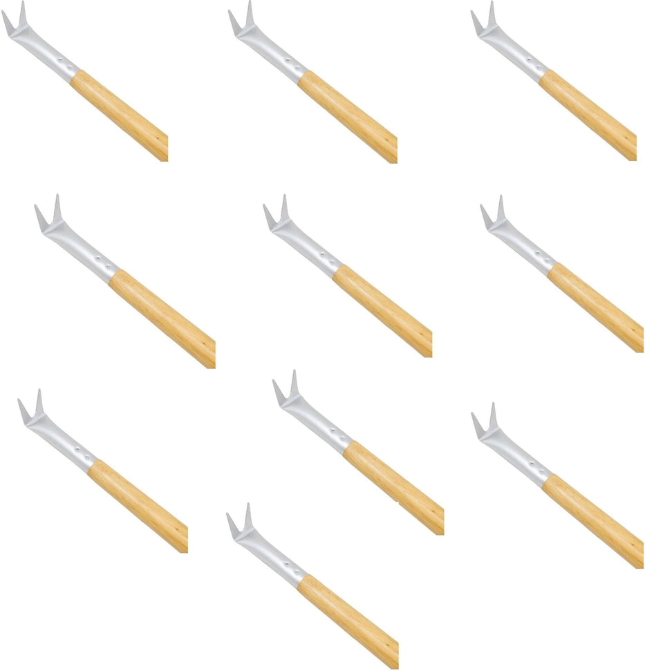 Omcan - 39″ Aluminum Pizza Bubble Popper with Wooden Handle, Pack of 10 - 44969