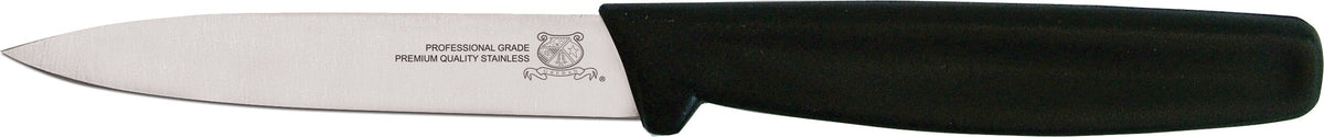 Omcan - 3.25” Paring Knife with Black Polypropylene Handle, Pack of 20 - 11534