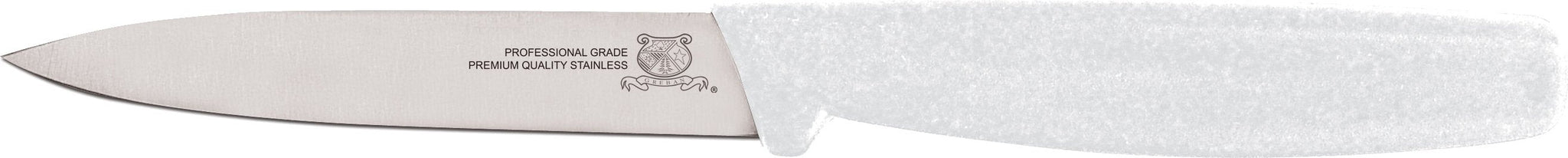 Omcan - 3.25” Paring Knife with White Polypropylene Handle, 25/cs - 11539