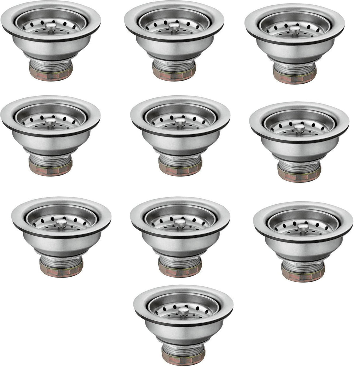 Omcan - 3.5" Drain Basket with Stopper, Pack of 10 - 43409