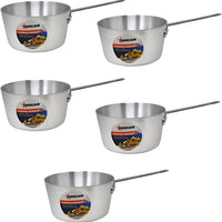 Omcan - 3.5 QT Aluminium Sauce Pan, Pack of 4 - 43344
