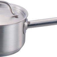Omcan - 3.5 QT Stainless Steel Sauce Pan with Cover, Pack of 3 - 80432