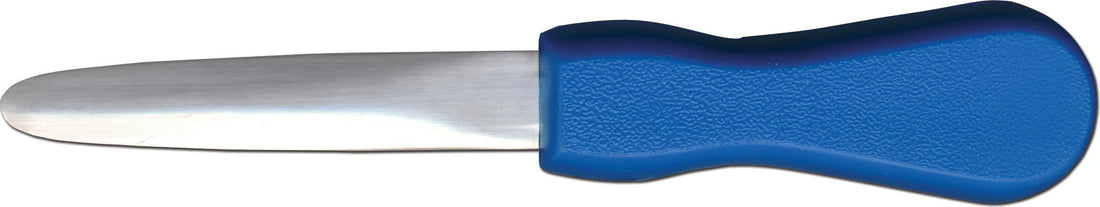 Omcan - 3.75” Blue Oyster Knife, Pack of 20 - 11523