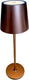 Omcan - 3.9” x 14.96” Brown LED Rechargeable Table Lamp, Pack of 3 - 48508