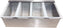 Omcan - 4 Compartment Stainless Steel Condiment Holder with Clear Cover, Pack of 5 - 80865