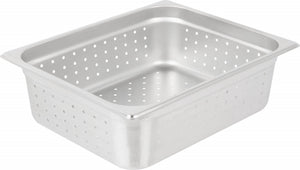 Omcan - 4" Deep 1/2-Size Perforated Steam Table Pan, 10/cs - 85204