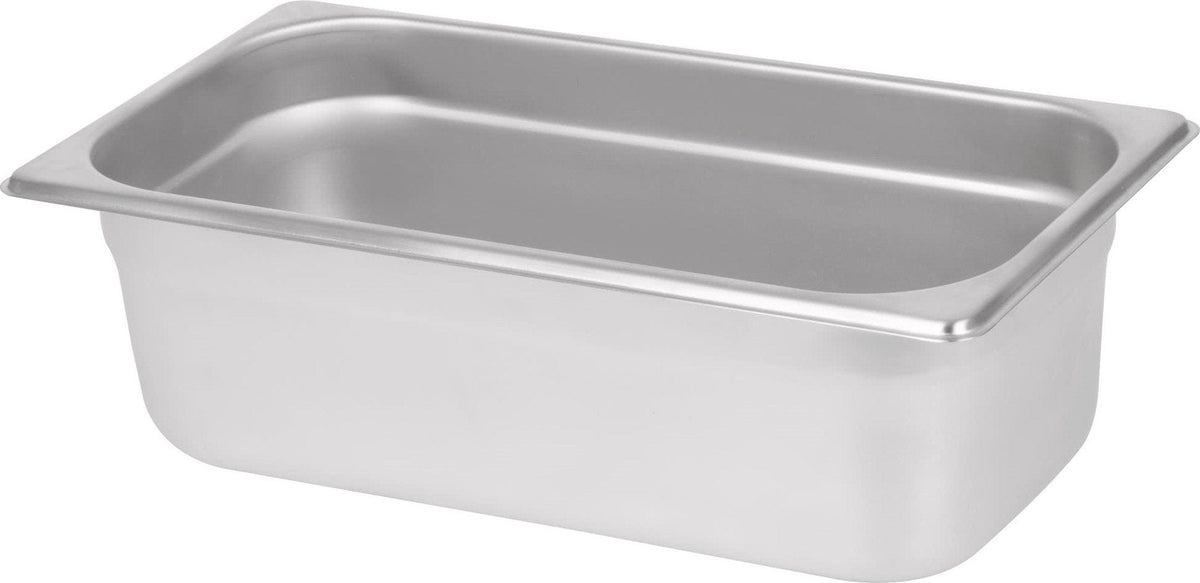 Omcan - 4" Deep 1/3-Size Stainless Steel Steam Table Pan, Pack of 10 - 80268