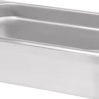 Omcan - 4" Deep 1/3-Size Stainless Steel Steam Table Pan, Pack of 15 - 80268
