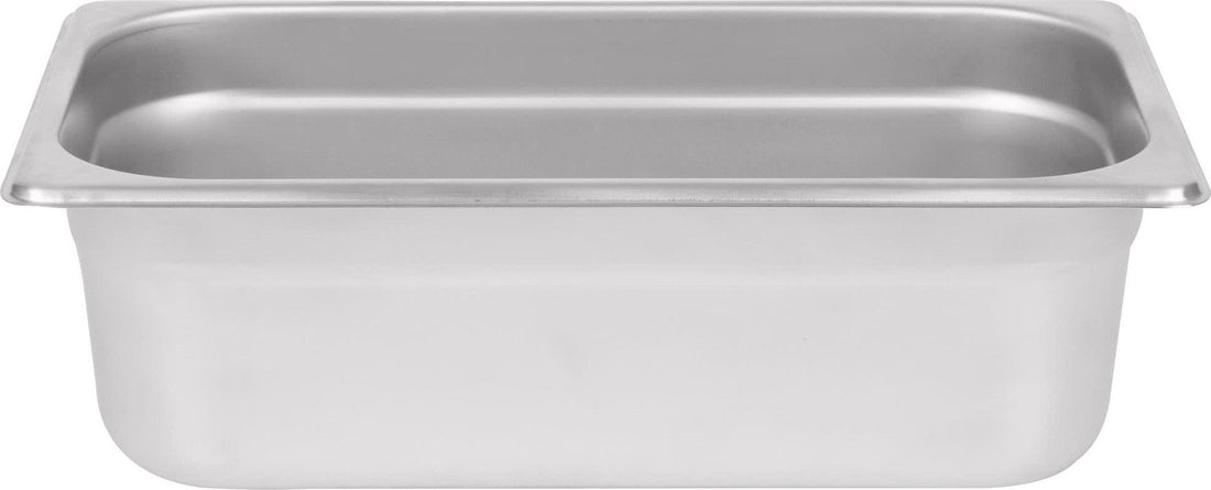 Omcan - 4" Deep 1/3-Size Stainless Steel Steam Table Pan, Pack of 15 - 80268