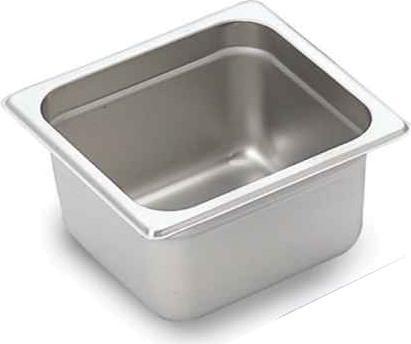 Omcan - 4" Deep 1/6-Size Stainless Steel Steam Table Pan, Pack of 15 - 80278