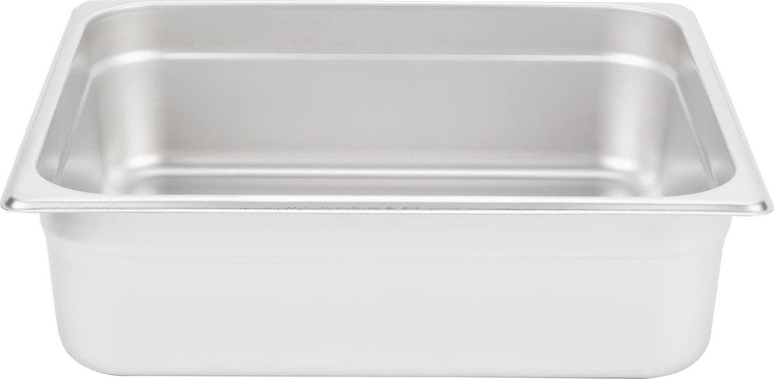 Omcan - 4" Deep 2/3-Size Stainless Steel Steam Table Pan, Pack of 5 - 80614