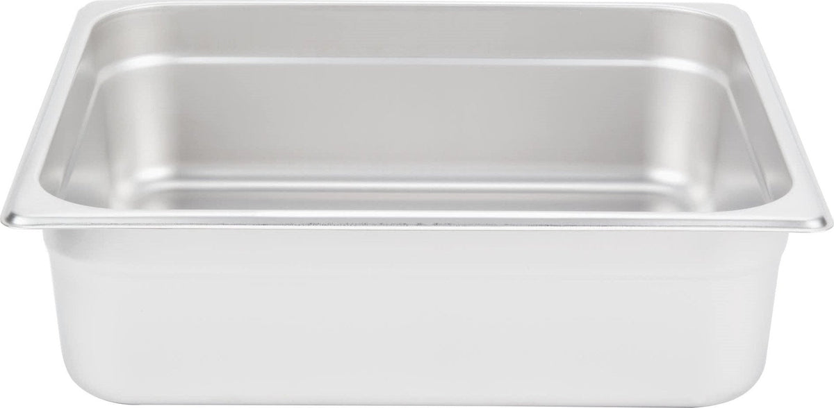 Omcan - 4" Deep 2/3-Size Stainless Steel Steam Table Pan, Pack of 5 - 80614