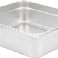 Omcan - 4" Deep 2/3-Size Stainless Steel Steam Table Pan, Pack of 5 - 80614