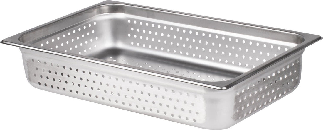 Omcan - 4" Deep Full Size Perforated Steam Table Pan, Pack of 4 - 85192