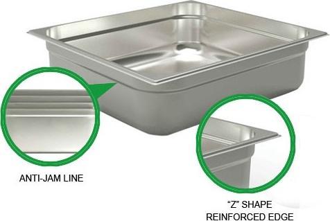 Omcan - 4" Deep Full Size Perforated Steam Table Pan, Pack of 4 - 85192