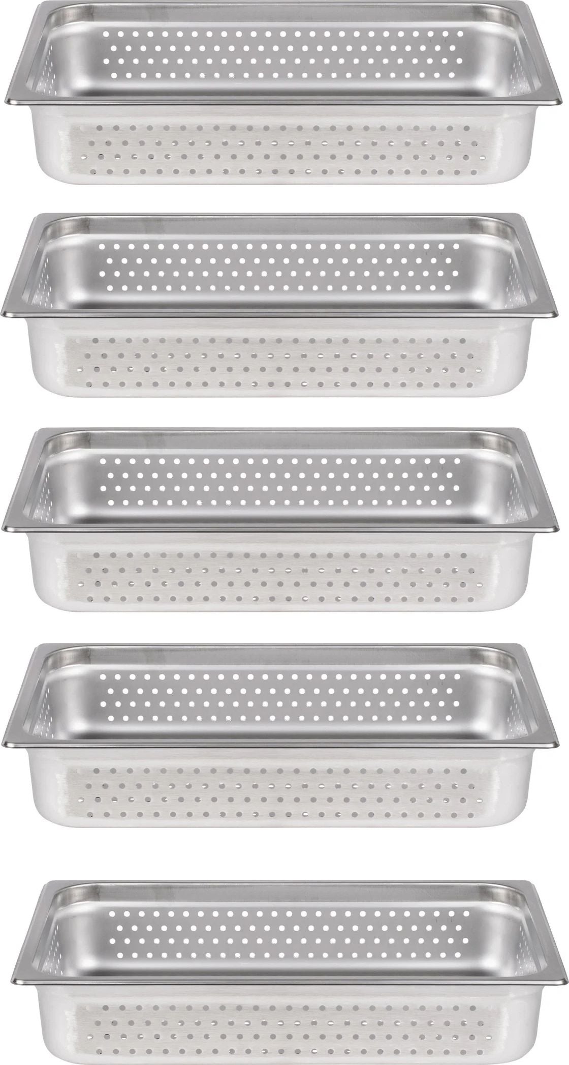 Omcan - 4" Deep Full Size Perforated Steam Table Pan, Pack of 4 - 85192