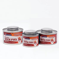 Omcan - 4 Hour Wick Chafing Dish Fuel with Safety Twist Cap, Pack of 100 - 44579
