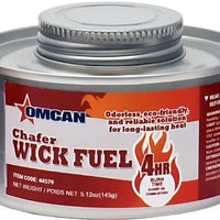 Omcan - 4 Hour Wick Chafing Dish Fuel with Safety Twist Cap, Pack of 60 - 44579