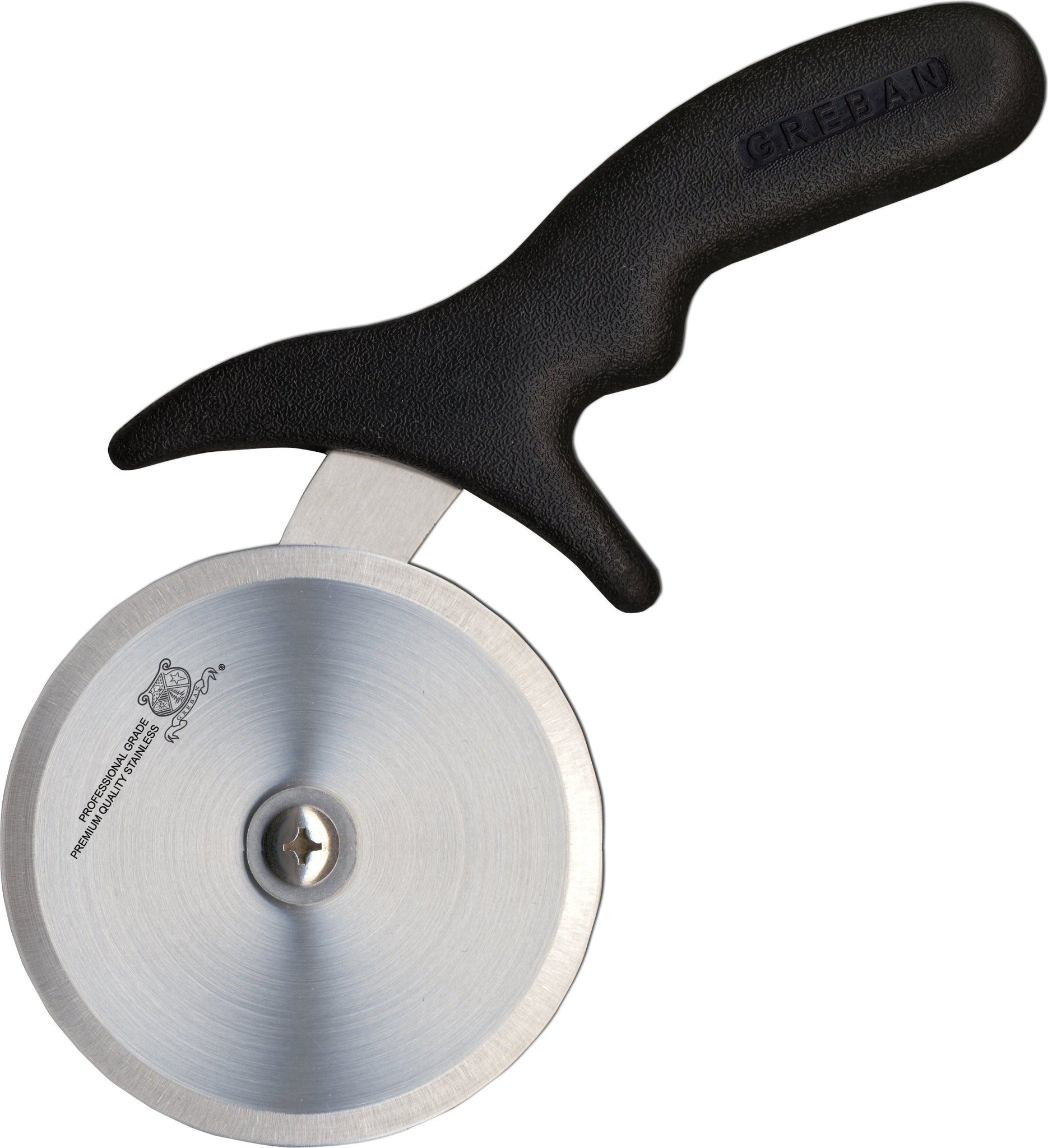 Omcan - 4” Pizza Cutter with Black Handle, 10/cs - 12794
