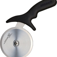 Omcan - 4” Pizza Cutter with Black Handle, Pack of 10 - 12794