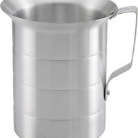 Omcan - 4 QT Aluminum Liquid Measure (3800 ml), Pack of 10 - 80403