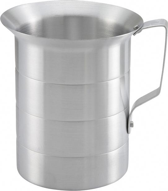 Omcan - 4 QT Aluminum Liquid Measure (3800 ml), Pack of 5 - 80403
