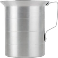 Omcan - 4 QT Aluminum Liquid Measure (3800 ml), Pack of 5 - 80403