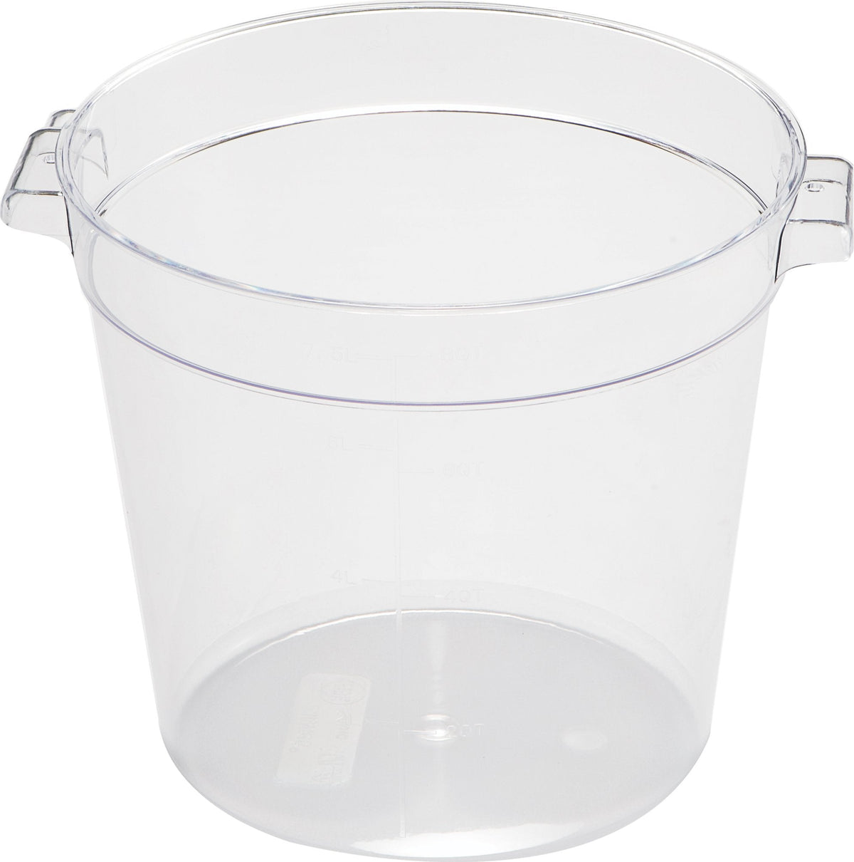 Omcan - 4 QT Polycarbonate Round Food Storage Container, Pack of 10 - 80171