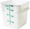 Omcan - 4 QT Square Food Storage Container, Pack of 30 - 80224