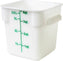 Omcan - 4 QT Square Food Storage Container, Pack of 50 - 80224