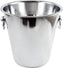 Omcan - 4 QT Stainless Steel Wine Bucket with Ring Handle, Pack of 10 - 80833