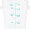 Omcan - 4 QT Translucent Square Food Storage Container, Pack of 22 - 80225
