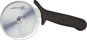 Omcan - 4” R-Style Pizza Cutter with Black Handle, 10/cs - 12806