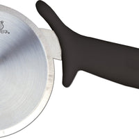 Omcan - 4” R-Style Pizza Cutter with Black Handle, Pack of 10 - 12806