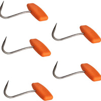 Omcan - 4" Stainless Steel T-shaped Boning Hook, Pack of 5 - 46815
