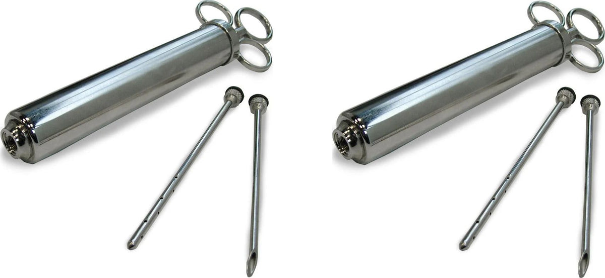 Omcan - 4 oz. Long Flavour/Marinade Injector with 2 Needles - 10484