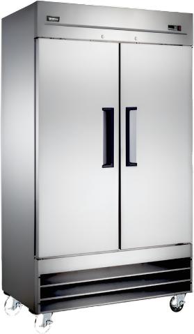 Omcan - 40” Stainless Steel Reach In Freezer with 2 Doors - 50111