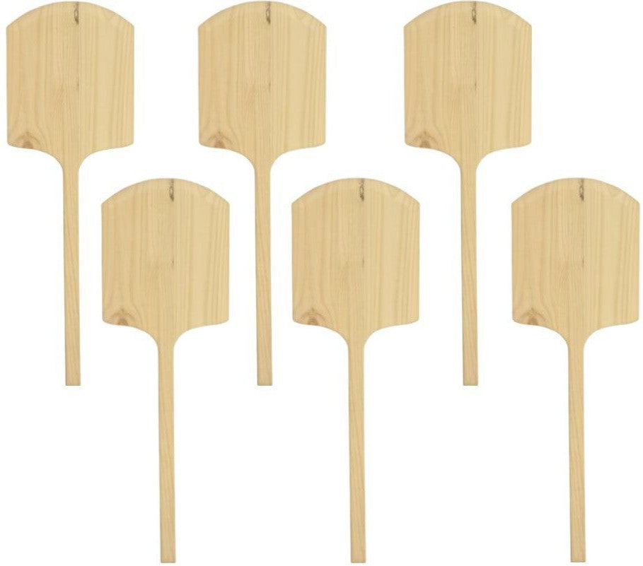Omcan - 42" Wooden Pizza Peel (14" x 16"), Pack of 4 - 80606