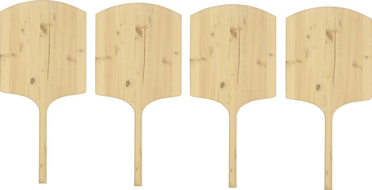 Omcan - 42" Wooden Pizza Peel (20" x 22"), Pack of 3 - 80609