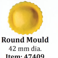 Omcan - 42 mm Round Ravioli Mould For RV 30 - 47409