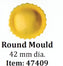 Omcan - 42 mm Round Ravioli Mould For RV 30 - 47409