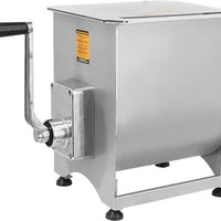 Omcan - 44 lbs Stainless Steel Manual Non-Tilting Meat Mixer - MM-CN-0044