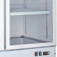 Omcan - 44.8 Cu.Ft. White Display Freezer With Double Glass Door - 50075