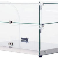 Omcan - 45 L Capacity Countertop Food Display Case with Curved Front Glass - 44372