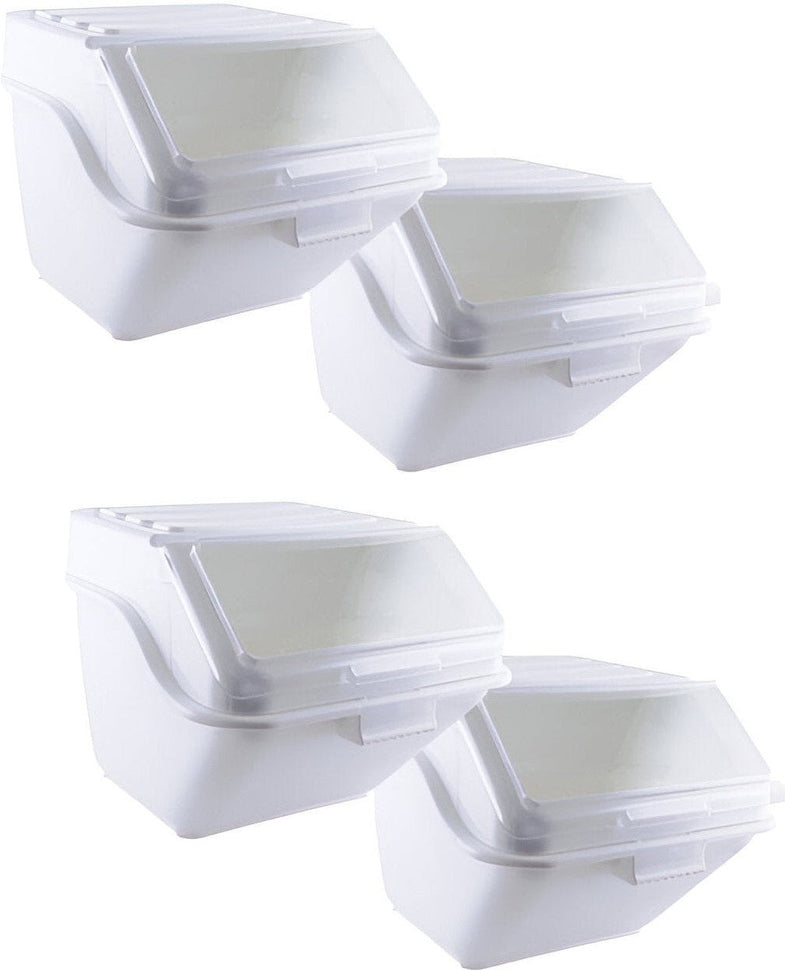 Omcan - 48 L (12.6 Gallon) Shelf Ingredient Bin with Scoop, 2 PCs/Pack - 80989