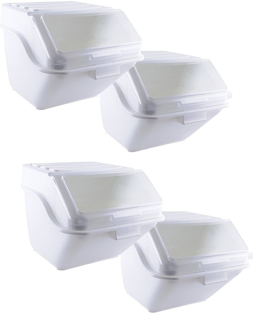 Omcan - 48 L (12.6 Gallon) Shelf Ingredient Bin with Scoop, 2 PCs/Pack - 80989