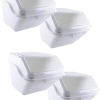 Omcan - 48 L (12.6 Gallon) Shelf Ingredient Bin with Scoop, 2 PCs/Pack - 80989