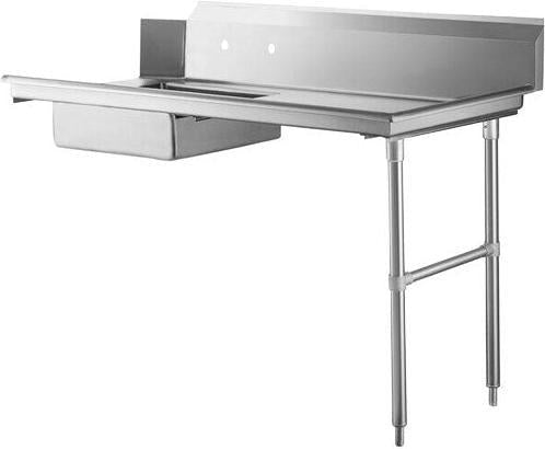 Omcan - 48” Right Side Soiled Dish Table with Sink - 28485
