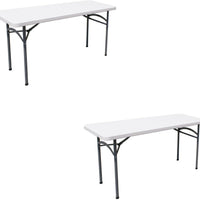 Omcan - 48" Solid Folding Table, Pack of 2 - 44488